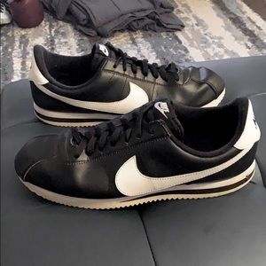 Nike Cortez Basic Classic Black Leather